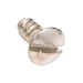 Tapping Screw, Oval Head Slotted Drive, Type AB, #10 x 1-1/4" Length, Low Carbon Steel Nickel Plated by Spaenaur Inc.