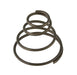 Utility Spring Conical Type 1 13/16" Base OD x 1 1/2" Hgt. x .092"GA. MB Hrd Drawn Spring Steel Wire Plain by SouthCo