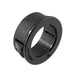 Snap-In Bushing .437" x .243" x 17/32" x 13/32" x .125" Nylon Black by Spaenaur Inc.