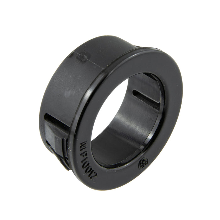 Snap-In Bushing .625" Hole DIA x 1/2" ID x 23/32" Head DIA x 13/32" HT x .125" Max Grip THK, Nylon Black