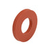 Rondelle en silicone rouge, diamètre extérieur 0,687 po, diamètre intérieur 0,312 po, épaisseur 0,125 po, caoutchouc silicone, rouge, par Spaenaur Inc.