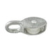 Rigid Eye Pulley for Fibre Rope 20mm Nylon Roller DIA, 6mm Rope DIA Metal Die-Cast Zinc Plated by Spaenaur Inc.