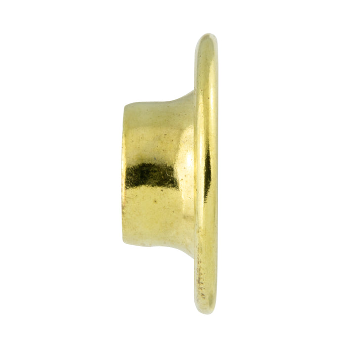 Brass Rolled Rim GRommet 7/8" Hole DIA, Size #6 Brass Plain (Component Of Sn#7376) by Spaenaur Inc.