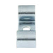 Standard Double Tube Clamp Open Type, Medium Duty 3/8" DIA Capacity, 9/32" Hole Size Steel Zinc Plated by Spaenaur Inc.