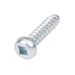 Tapping Screw, Round Head Square Socket Drive, Type B, #6 x 5/8" Length, Steel Zinc Plated by Spaenaur Inc.