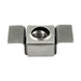 Écrou flottant de retenue à souder n° 8-32 UNC Filetage 1/2" Largeur de base x 1-1/2" Longueur totale Acier à faible teneur en carbone, lisse, par Spaenaur Inc.