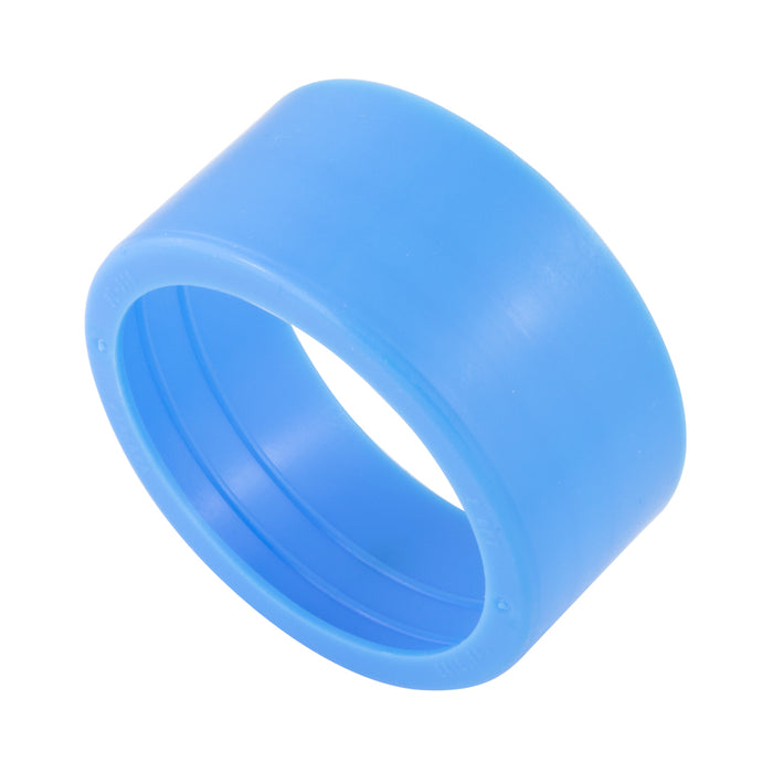 Pipe Thread Protector Open End 3" N.P.T. Low Density Polyethylene, Blue by Spaenaur Inc.