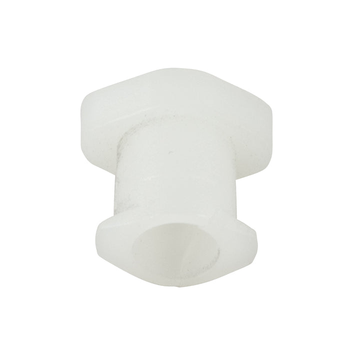 Barbed Reducting Connector (Round Center) 1/4" to 3/16" Tubing ID Natural Nylon