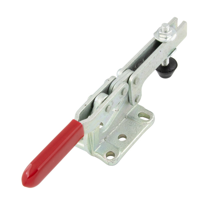 Red Head Horizontal toggle Clamp 7.25" O/A LGTH, 500 Lbs. Capacity Malleable Iron Base Finish Zinc Plate (Mfg Option) by Spaenaur Inc.