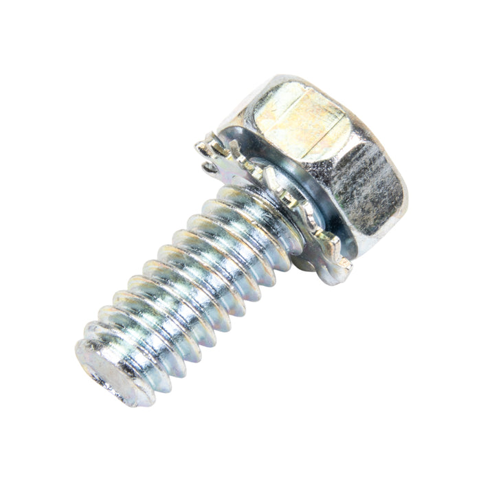 Machine Screw, Sems Indented Hex Head, Unslotted Drive, 1/4"-20 UNC X 5/8" Length, Steel Zinc Plated by Spaenaur Inc.