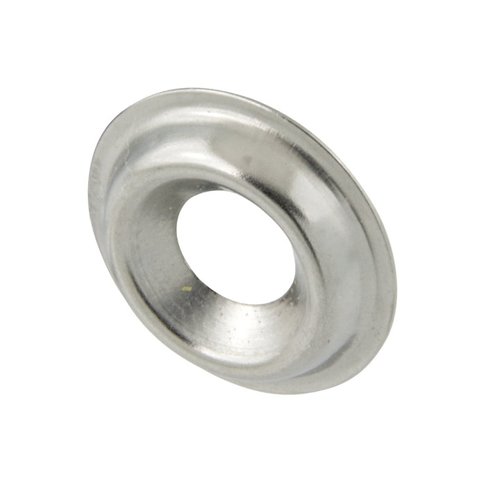 Rondelle à tête fraisée à bride n° 8, diamètre intérieur x diamètre extérieur 0,605 po/0,625 po, acier inoxydable 18-8, lisse, par Spaenaur Inc.