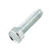 Vis autotaraudeuse, type 1 à tête hexagonale crantée, 5/16"-18 UNC x 1" LG (tête 1/2" AF), acier à faible teneur en carbone, cémentée et zinguée trivalente, conforme à la norme ANSI B18.6.4-1966, fabriquée par Spaenaur Inc.