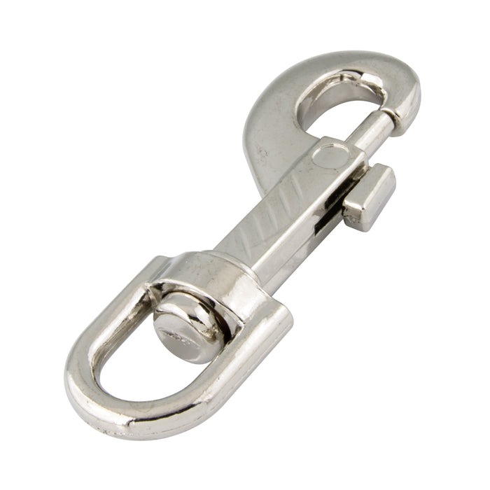Mousqueton pour bateau, œillet rapide 17 mm, longueur totale 100 mm, mousqueton à ouverture 15 mm moulé sous pression, zingué par Spaenaur Inc.