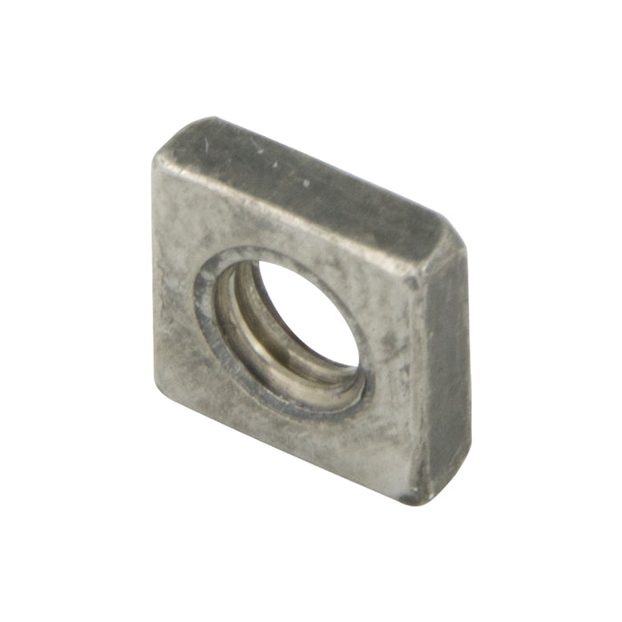 Écrou carré, 7/16"-14, largeur 3/4", épaisseur 3/8", en acier nu, conforme à la norme ASME/ANSI B18.2.2, fabriqué par Spaenaur Inc.