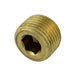 Hex Socket Pressure Plug 3/4" Taper 1/16"-27 NPTF Length tolerance: .290"-.310" Brass by Spaenaur Inc.