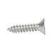 Tapping Screw, 82° Ctsk. Head Spanner Drive, Type AB, 8A/AB x 3/4" Length, Steel Zinc Plated by Spaenaur Inc.