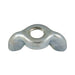 Wing Locknut #10-24 UNC Thread Stamped Spring Steel, Mechanical Zinc Plated by Spaenaur Inc.