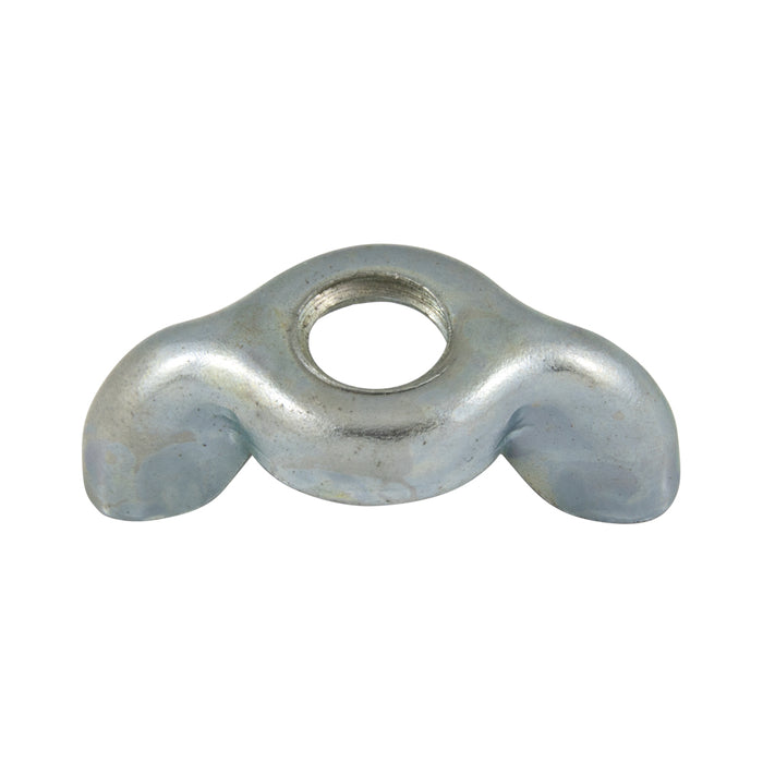 Wing Locknut #10-24 UNC Thread Stamped Spring Steel, Mechanical Zinc Plated