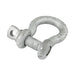 Screw Pin Anchor Shackle 1 1/2" DIA, C-1035 Steel Hot DIP Galvanized by Spaenaur Inc.