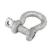 Screw Pin Anchor Shackle 1 1/4" DIA, C-1035 Steel Hot DIP Galvanized by Spaenaur Inc.