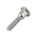 One Way Slot Shoulder Screw #10-24 UNC x 1 5/16" LONG Brass, Chrome Plated by Spaenaur Inc.