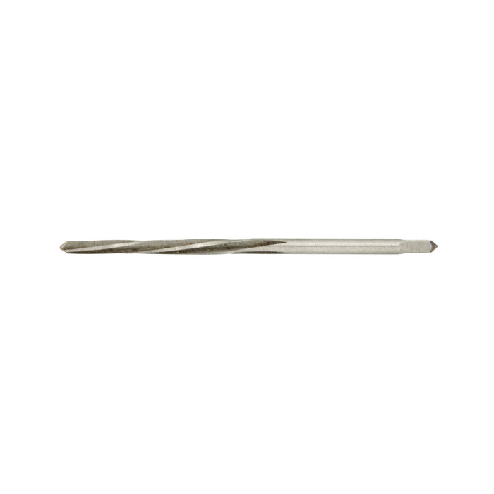 Alésoir à broche conique, tige droite, spirale à gauche/coupe à droite, 4/0 x 2 5/16 po, longueur totale, HSS, par Spaenaur Inc.