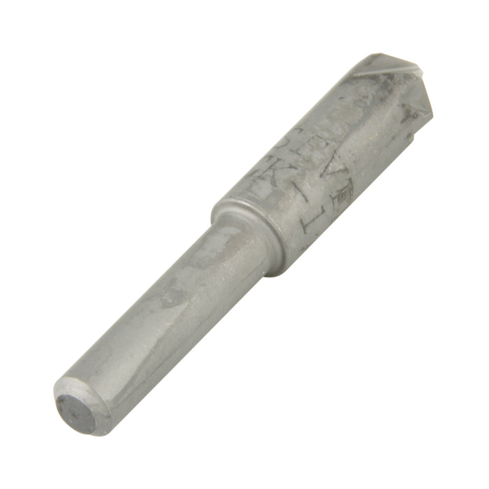 Chatterless Countersink, 6 Flute (120 Degree Countersunk) 3/16" Head DIA x 3/16" Shank DIA High Speed Steel Plain Ck-3/16-60