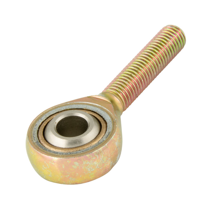 Rod End with Bearings, Alinabal V Series, Plated Steel Housing, Phosphor Bronze Race, Hardened Plated Steel Ball Male 3/4"-16 Left Hand THRD Mild Steel