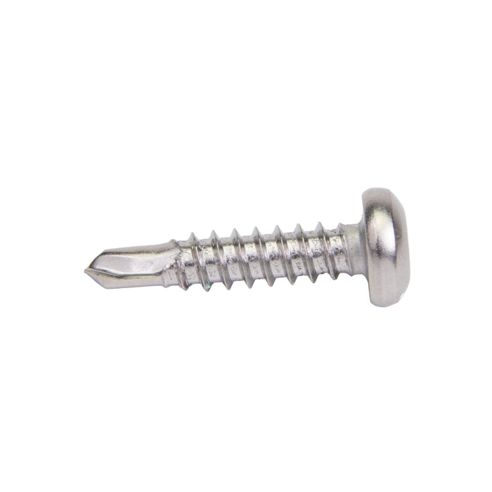 Teks Self-Drilling Screw, Pan Head, TR20; Torx® Tamper-Resistant, #8 x 3/4" Length, Stainless Steel 410 by Spaenaur Inc.