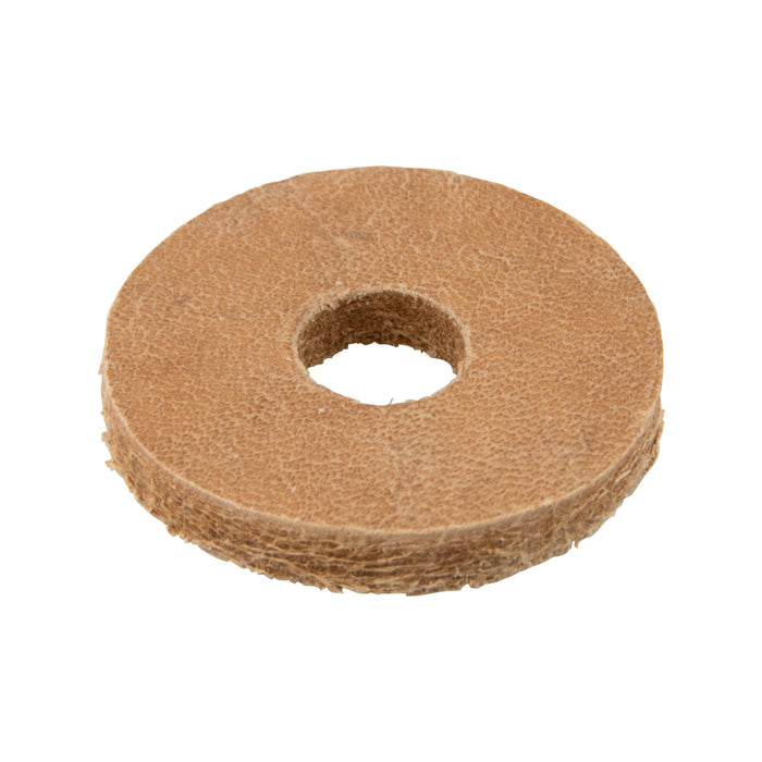 Leather Washer, Flat, Round 5/16" ID x 1" OD x 1/8" THK Leather by Spaenaur Inc.