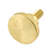 Thumb Screw, Knurled, DIN 464, M8 x 1.25mm Pitch x 25mm Brass Plain DIN 464/BR M8X25 by Spaenaur Inc.