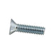 Machine Screw, Flat Head, Pozidrive Drive, 1/4"-20 UNC x 1" Length, Steel Zinc Plated Trivalent Chromate by Spaenaur Inc.