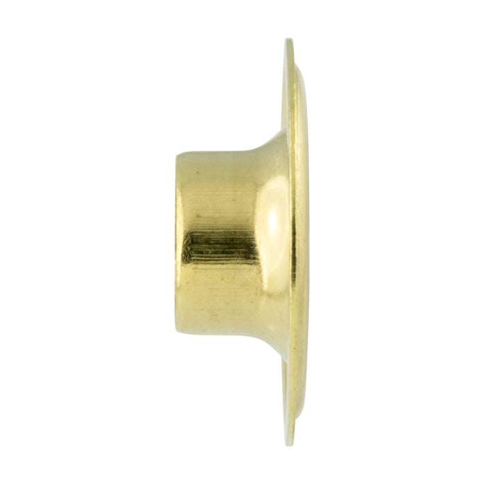 Brass Sheet Metal Grommet 13/16" Hole Dia., Size #6 Brass Plain (Component Of SN#7363) by Spaenaur Inc.