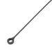 Lanyards One-Piece Mold Retainer, Approx. Breaking Strength 35 Lbs 10"Approx. L x .200 Eyelet ID x .093" THK 6/6 Nylon Black Ultraviolet Stabilized by Spaenaur Inc.
