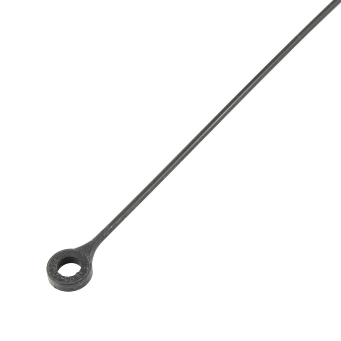 Lanyards One-Piece Mold Retainer, Approx. Breaking Strength 35 Lbs 10"Approx. LGTH x .260 Eyelet ID x .093"THK 6/6 Nylon Black Ultraviolet Stabilized by Spaenaur Inc.
