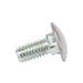 Bumper Bar Bolt with Stainless Steel Capped Pan Head 5/16"-18 UNC x 3/4" LG Steel Zinc Chrom PLTD by Spaenaur Inc.