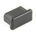 Insert Plug, Rectangular Style 3/4" x 1 1/2" Rect, 16-18 GA Polyethylene Black by Spaenaur Inc.