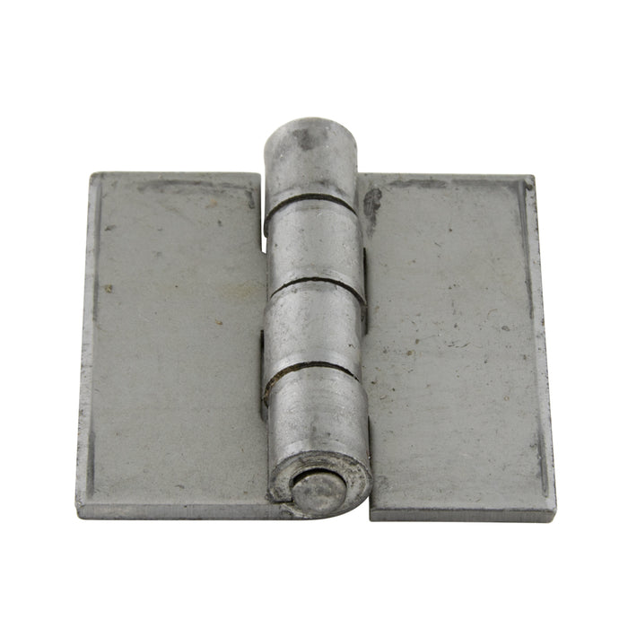 Hinge, Narrow Width, Light Weight, Not Swaged, Rivetd Brass Pin, Blank 3" HT x 1 15/16" Wd x .074" GA Steel Plain, Brass Pin