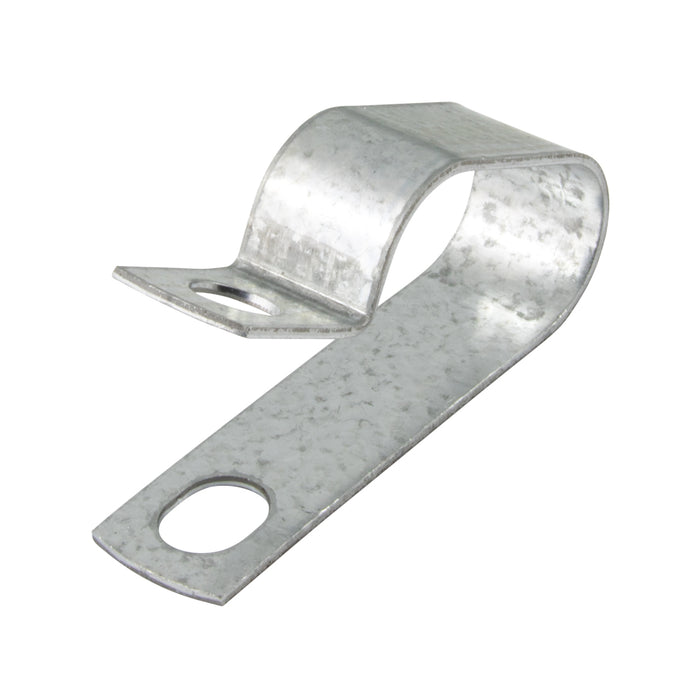 Double Tube Clamps - Closed Type (PVC Insulated) 5/8" Tube DIAs., .968" C to C Steel Zinc/W Clear Chromate Black Vinyl Cushion by Spaenaur Inc.