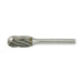 Carbide Burr, Aluminum Cut Ball Nose Cylinder Shape 3/8" DIA x 3/4" LGTH x 1/4" Shank by Spaenaur Inc.