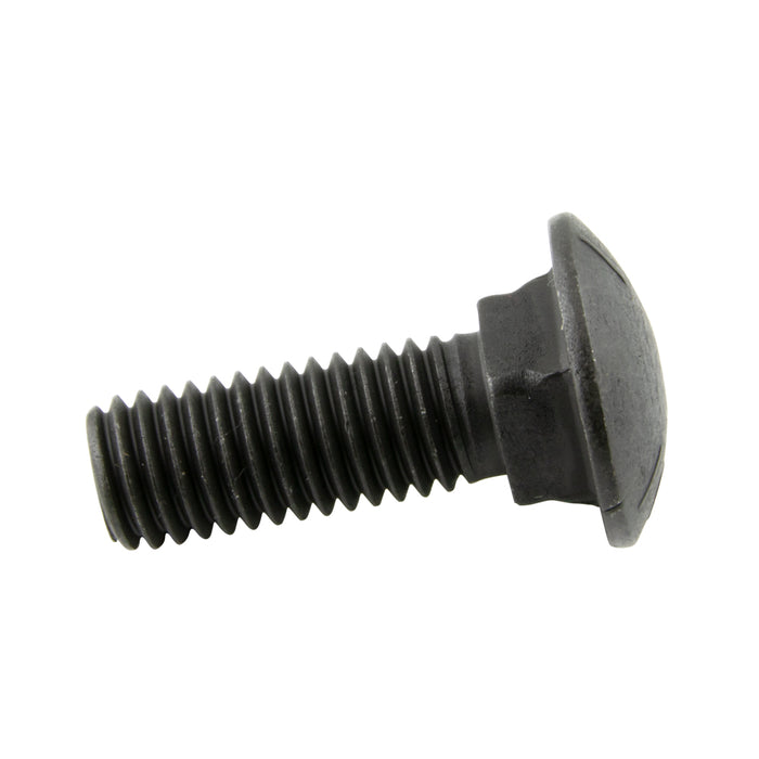 Carriage Bolt, Round HD Square Neck 5/16"-18 UNC x 3/4" LG, Full Thread Grade 5 Steel Plain Finish ANSI B18.5-1978