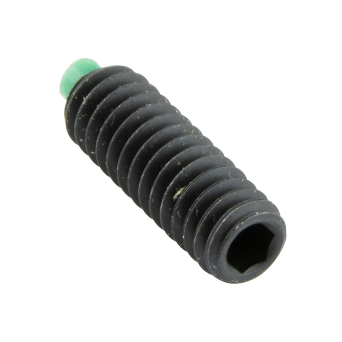 Hex Socket Set Screw with Nylon Tip 5/16"-24 UNF x 3/8" Alloy Steel Not Plated