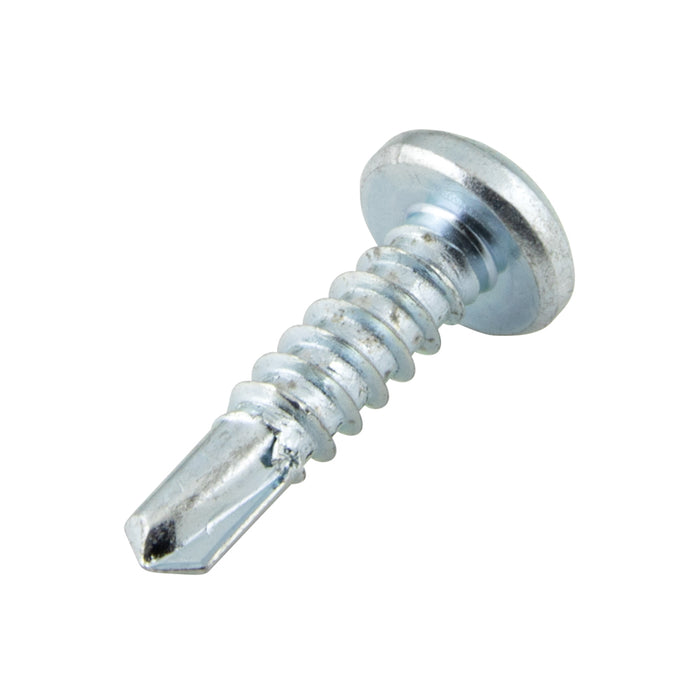 Teks Point 3 Self-Drilling Screw, Pan Head, Square Recessed Socket, #10-16 x 1/2" Length, Carbon Steel Zinc Plated by Spaenaur Inc.