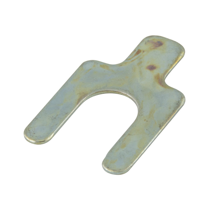 Cale, 1 1/4 po de long x 25/32 po de large, pour Fiat et petites voitures étrangères 1970-1979 Épaisseur de 1/16 po, largeur de fente de 13/32 po Acier à faible teneur en carbone zingué par Spaenaur Inc.