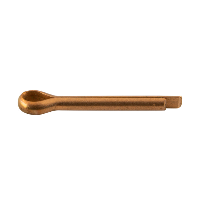 Cotter Pin DIN 94 4.00 x 32mm Copper Plain DIN 94/Cu 4X32 by Spaenaur Inc.