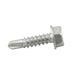Teks Point 3 Self-Drilling Screw, Hex Washer Head, #10-16 x 1/2" Length, Carbon Steel Zinc Plated Chromate, by Spaenaur Inc.