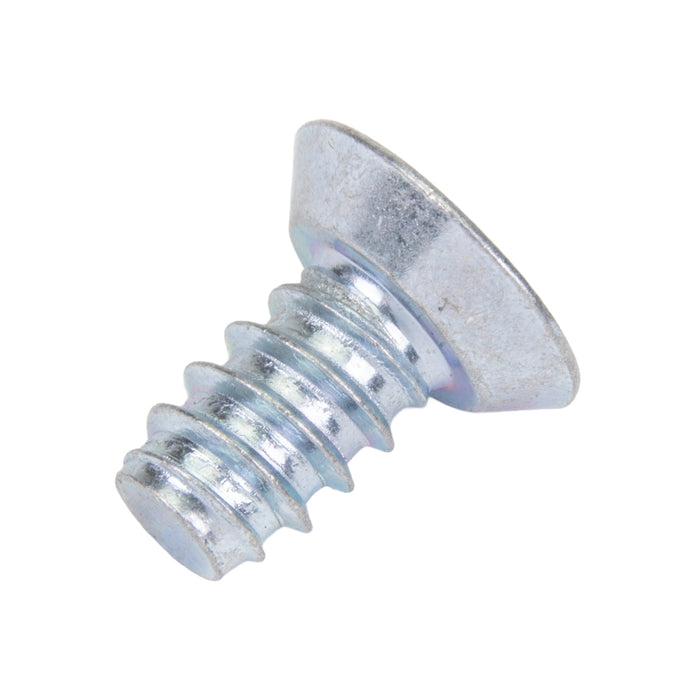 Tapping Screw, Flat Head Phillips Drive, Type B, #6 x 3/8" Length, Steel Zinc Plated by Spaenaur Inc.