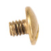 Machine Screw, Truss Head, Slotted Drive, #8-32 UNC x 3/16" Length, Brass Plain by Spaenaur Inc.