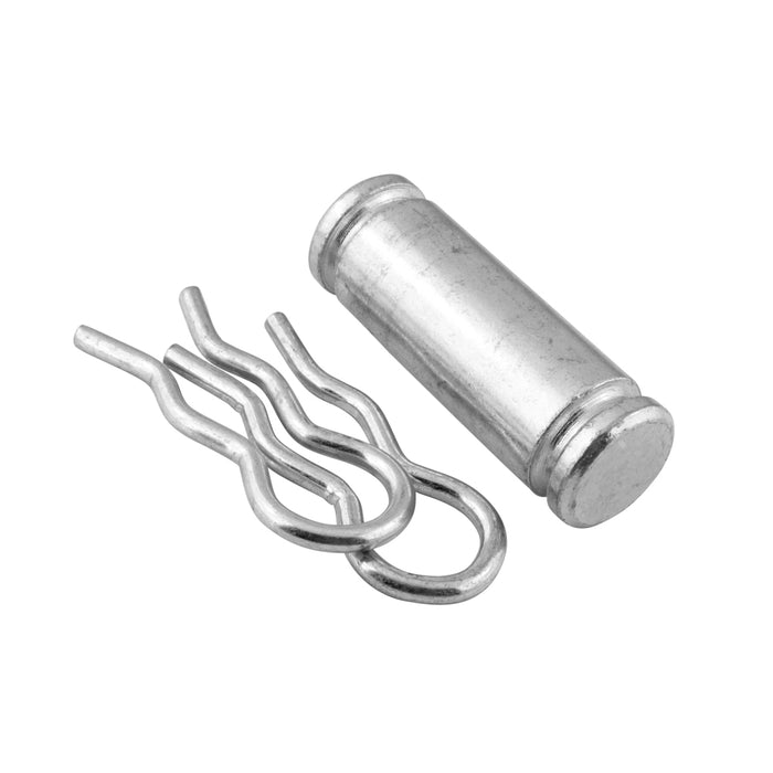 Clevis Pin GRooved W/2 Hair Pin Cotters 1" x 2-1/8" Usable LGTH Steel Zinc Plated by Spaenaur Inc.