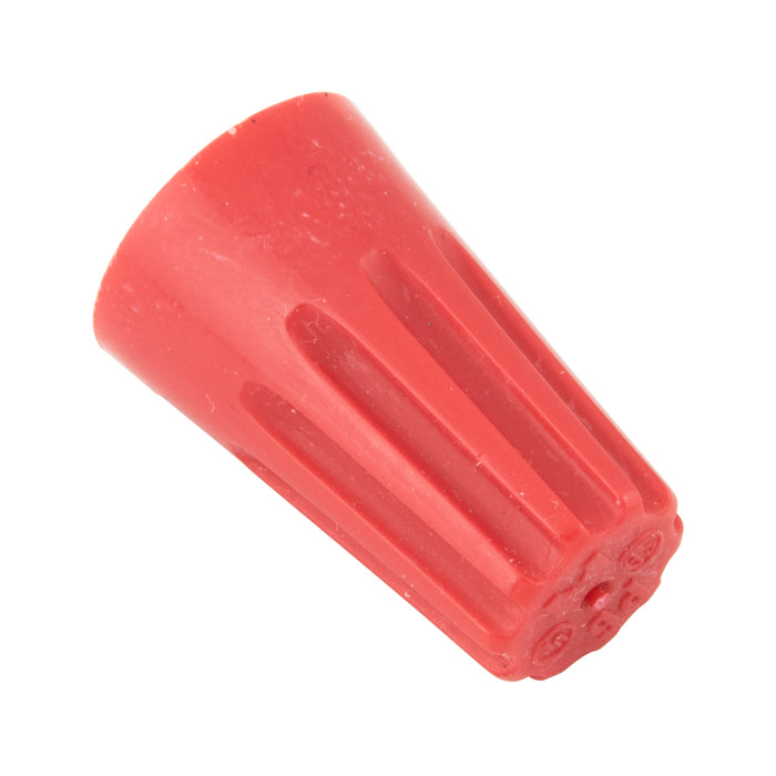 Wire Nut Twist-On with Brass Insert Zinc Pl 12 x #18, 2-4 x #12, 2-3 x #10 Nylon Red by Spaenaur Inc.